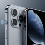 Leaked design render of iPhone 17 Pro 5G showing new camera layout and orange color option.